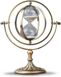 Minuteur en métal artisanal moderne de qualité supérieure pour une présentation luxueuse sur le bureau à la maison et dans les intérieurs - Product Image 1