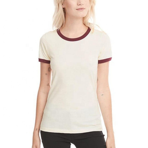 2023 personnalisation sonnerie ajustée coupe ajustée sonnerie t-shirts pour femmes sonnerie couleur personnalisée nouveauté été t-shirts - Product Image 1
