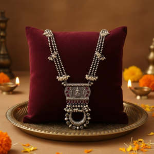 Collier pendentif Tribal Tales Moh All Chain avec technologie d'incrustation à serti clos - Product Image 2