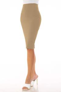 Femmes décontracté toutes saisons 100% polyester coton tissé respirant léger couleurs unies impression numérique taille naturelle jupes - Product Image 2