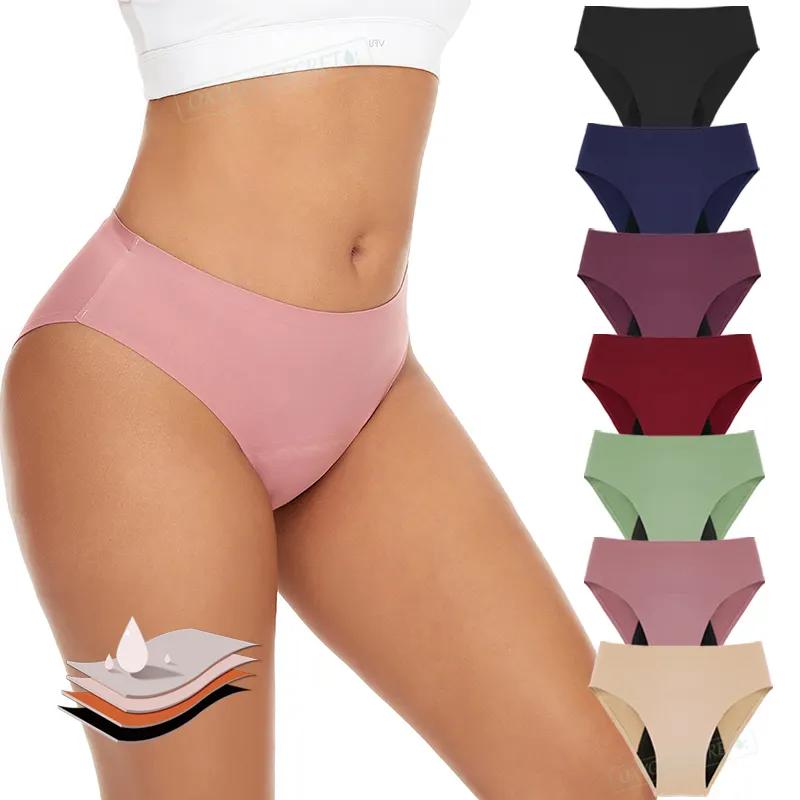 Max10 45ml Super Hight Absorption Leak Proof High Waist Briefs Full Cover Washable Reusable Menstrual Panties