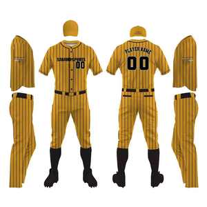 Uniforme de Béisbol Sublimado de Alta Calidad, Diseño Personalizado de Equipo, Fabricante OEM, Ropa de Equipo, Uniforme de Softbol Transpirable - Product Image 1