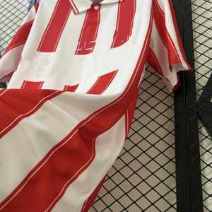 Maillot de football rétro 9495 Eindhoven Home Design, style rétro streetwear, impression sportive, rayures rouges, maillots de football - Product Image 5