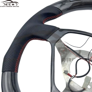 Volante de Fibra de Carbono LED de Diseño Personalizado Ever-Carbon Racing ECR para <span class=keywords><strong>Ferrari</strong></span> 360 Modena - Product Image 4