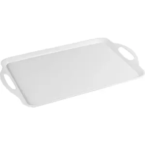 Plateau de service avec poignée Plateaux de luxe en bois blanc pour la maison et la table Plateau en marbre de service en gros sans poignée - Product Image 1