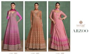 Fournisseur de gros Ensemble de costumes traditionnels Anarkali Salwar Kameez pour femmes de l'ethnie indienne à vendre aux prix de gros - Product Image 6