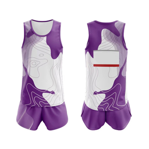 Uniforme de campo de pista de poliéster 100% de calidad superior Ropa deportiva de moda Secado rápido e impreso Precio bajo - Product Image 1