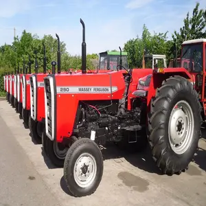 Kullanılan Massey ferguson 385 4wd Massey Ferguson MF 375 traktör 4x4wd Massey Ferguson 120hp ile çiftlik ekipmanları tarım makinesi