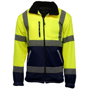Veste de sécurité haute visibilité, prix de vente optimal, fabrication en usine, polyester, imperméable, séchage rapide, sécurité routière, travaux de construction - Product Image 6