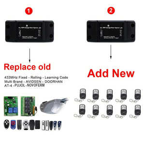 Controlador Inteligente para Puerta de Garaje Estilo Industrial MIXIYOU, Receptor WiFi RF433MHz, Control por Aplicación Alexa Home, con Sensor - Product Image 4