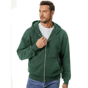 Sudadera con Capucha Nueva de Otoño, Sudadera con Cremallera Personalizada, Capucha Doble, Prenda Exterior Sólida, Sudadera con Capucha de Invierno para Hombre, 100% Algodón - Product Image 5