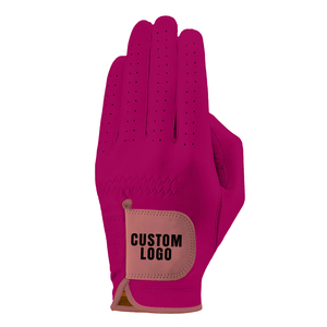Gants de golf de couleur personnalisée vente en gros à bas prix gants de sport grande taille en cuir respirant léger et droitier - Product Image 1