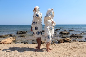 Turkish Size Option Hooded Cotton Bathrobe Robe Negligee Quick Drying Long Sleeve Soft Women Men Good Quality Home Sauna <b>Beach</b> - Product Image 2