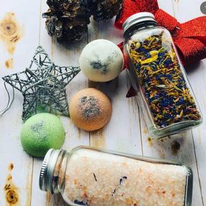 S&Soak Sachets de thé de <span class=keywords><strong>bain</strong></span> floraux naturels faits à la main au citron, à la rose et à la lavande, sels d'<span class=keywords><strong>Epsom</strong></span> de la mer Morte de l'Himalaya, huiles essentielles, soins du corps et des pieds - Product Image 6