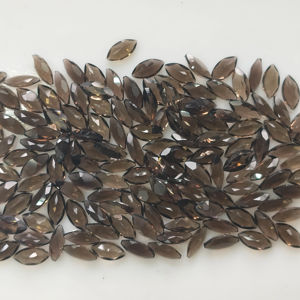 ควอตซ์สโมคกี้ธรรมชาติ 8x4 มม. ทรงมาร์คีส์ คุณภาพดีที่สุด สำหรับทำเครื่องประดับ - Product Image 3