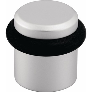 Door Stop <b>Floor</b> <b>Buffer</b> 4735 39 Mm Height 36 Mm Aluminum Matt Anodized Dowel Mounting HERMETA - Product Image 1