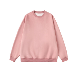 Sweat-shirts à col rond en molleton unisexe de haute qualité 100% coton 2 pièces avec logo personnalisé brodé Saison hivernale - Product Image 3