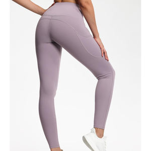 Sublimation de qualité supérieure personnalisé Gym Fitness Legging pour femmes taille haute respirant Sublimation taille élastique Yoga Leggings - Product Image 6