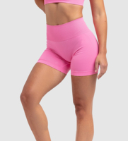 Shorts de sport pour femmes de qualité supérieure, sans couture, respirants, à séchage rapide, en spandex/nylon, à motif écossais, avec poches, commande personnalisée