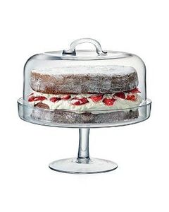 Minimalist <b>Glass</b> <b>Cake</b> <b>Stand</b> <b>With</b> <b>Dome</b> Perfect For Modern Homes Seeking Clean And Sophisticated Dessert Displays - Product Image 4