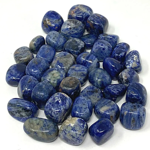 Meilleure qualité pierres naturelles cristaux guérison pierre précieuse Agate 20 à 30 mm Sodalite pierre cristaux en vrac Tumble cailloux - Product Image 3