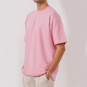 Camiseta Holgada de Cuello Redondo y Manga Corta con Estampado para Hombre, Camiseta Holgada con Tinte Degradado - Product Image 2