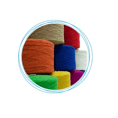 Buy Natural and Synthetic Fibre Made Yarn with Customized Color For Sewing Uses Yarn By Indian Exporters