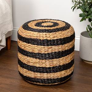 Proveedor líder en Vietnam de puf de jacinto de agua tejido a mano, taburete otomano de bajo precio - Product Image 4