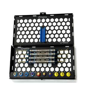 Dask dentium ชุดยกไซนัสทันตกรรมทำจากสแตนเลสมาพร้อมความปลอดภัยของโมลสำหรับการผ่าตัดขากรรไกรและชุดจุก - Product Image 3