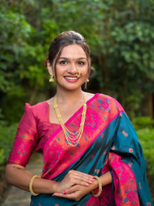 ส่าหรีผ้าไหมที่สวยงามกับการออกแบบการิทอ zari - Product Image 6