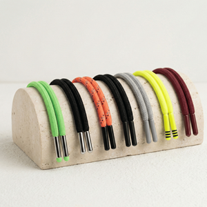 High Strength Braided Drawcord Custom Logo Eco-Friendly 3 Strand Twisted Garment Hoodie Cord - Product Image 3