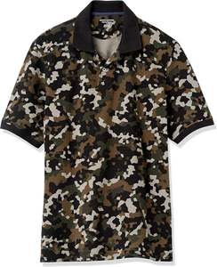 Polo d'uniforme personnalisé avec logo brodé pour vêtements du personnel polo unisexe pour polo de style camouflage - Product Image 1