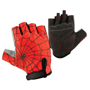Precio al por mayor de alta calidad ajustable de alta calidad de poliéster Spandex empuñaduras de invierno medio dedo guantes de ciclismo adecuados - Product Image 6