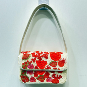 Porte-monnaie à main de dernière génération, brodé de perles, fait à la main, sac à monnaie tendance avec couleur personnalisée pour femmes et filles - Product Image 1