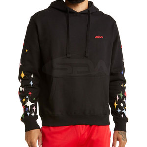 เสื้อฮู้ดดี้ผู้ชายทรงปกติ สไตล์สตรีทแวร์ ผ้าฝ้าย 100% แบบสวมหัว ผ้าฟลีซ แห้งเร็ว ระบายอากาศดี เหมาะสำหรับออกกำลังกาย ชุดกีฬาฤดูหนาว - Product Image 3