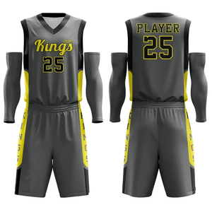 100% polyester vente en gros personnalisé séchage rapide haute qualité uniformes de basket-ball survêtement personnalisé maillots de basket-ball ensemble - Product Image 1