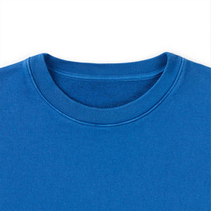 เสื้อสเวตเชิ้ตผ้าฟลีซผสมผ้าฝ้ายสีน้ำเงินรอยัลแบบยูนิเซ็กซ์ ทรงโอเวอร์ไซส์ คอกลม แบบเรียบง่าย สไตล์สตรีทแวร์ ใส่สบาย อุ่น เหมาะสำหรับฤดูหนาว - Product Image 4