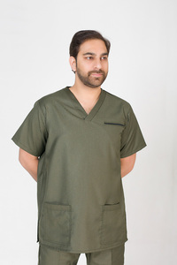 Top Quality Wholesale <b>Scrub</b> Nursing Uniform / Summer Medical <b>Scrubs</b> <b>Set</b> / Hospital <b>Scrubs</b> - Product Image 2