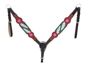 Ecuestre personalizado Premium para caballos Montar con estilo para doma Headstall & Breastplate Venta al por mayor disponible... - Product Image 3