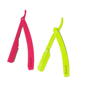 Navaja de Afeitar Recta Manual de Acero Inoxidable de Alta Calidad, Mango de Acero Inoxidable, Navaja de Afeitar Plegable Recta, 1 Pieza - Product Image 5