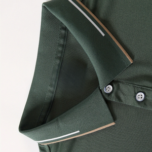 Polo pour hommes personnalisé OEM, manches courtes, qualité supérieure, styles classiques et modernes, tissu respirant et confortable - Product Image 5