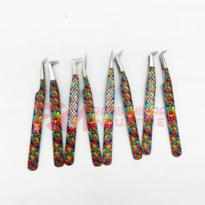 RMI Super qualité Top produit pince à cils 8 points ensemble pour pince à cils Silver Point et papier de conception personnalisé enduit - Product Image 6