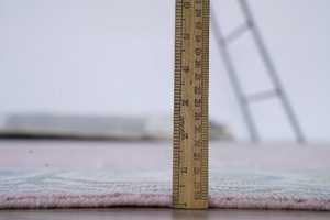 พรมพรมขนสัตว์สีชมพูสไตล์วินเทจชุดพรมขนสัตว์100% พรมถักมือสวยงามห้องนั่งเล่นห้องน้ำใช้ในบ้านผ้าไหม - Product Image 2