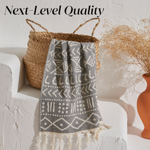 Lot de 4 petites serviettes de cuisine en éponge turque, Peshkir, Pestemal Farmhouse essuie-mains décoratifs New Style Quick dry Rustic - Product Image 2