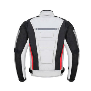 Veste de moto de course imperméable Cordura de conception OEM Veste de moto en textile à col en toile - Product Image 2