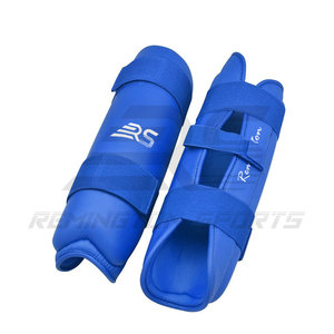 สนับแข้งสำหรับมืออาชีพอุปกรณ์ป้องกันหน้าแข้งสำหรับคาราเต้หนังพิมพ์โลโก้ได้ตามต้องการ - Product Image 6