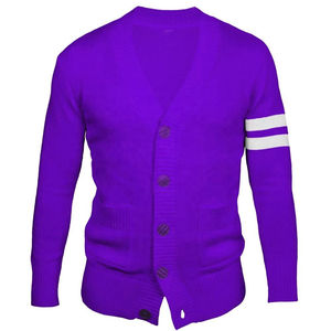 High Manufacture <b>Knitted</b> Wear <b>Cardigan</b> Sweater For <b>Men</b> and Long Sleeve V-neck 100% Cotton Breathable OEM - Product Image 3