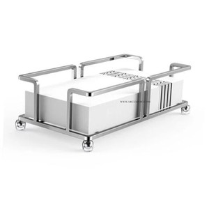 Porte-serviettes de luxe en laiton de forme ronde, style antique, pour salle de bain européenne, pour salon, table à manger - Product Image 5