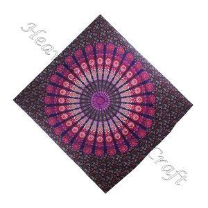 Tapiz colgante de pared con Mandala indio, Impresión Digital personalizada, 100% algodón - Product Image 4