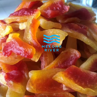Vietnam Premium Natuurlijke Biologische Suikervrije Gedroogde Tropische Papaya Gezonde Zachte Fruit- en Groentesnacks Bulkverpakking